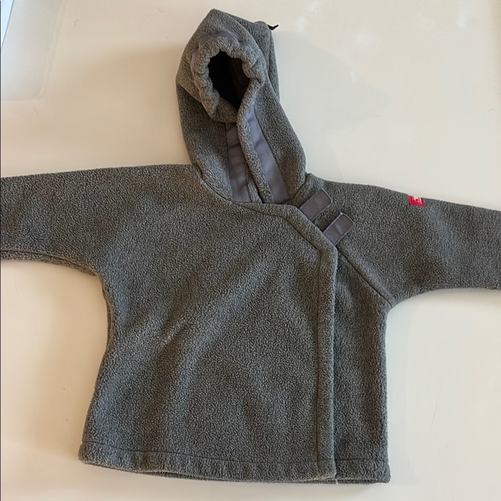 Widgeon Cozy Gray Fleece Hoodie